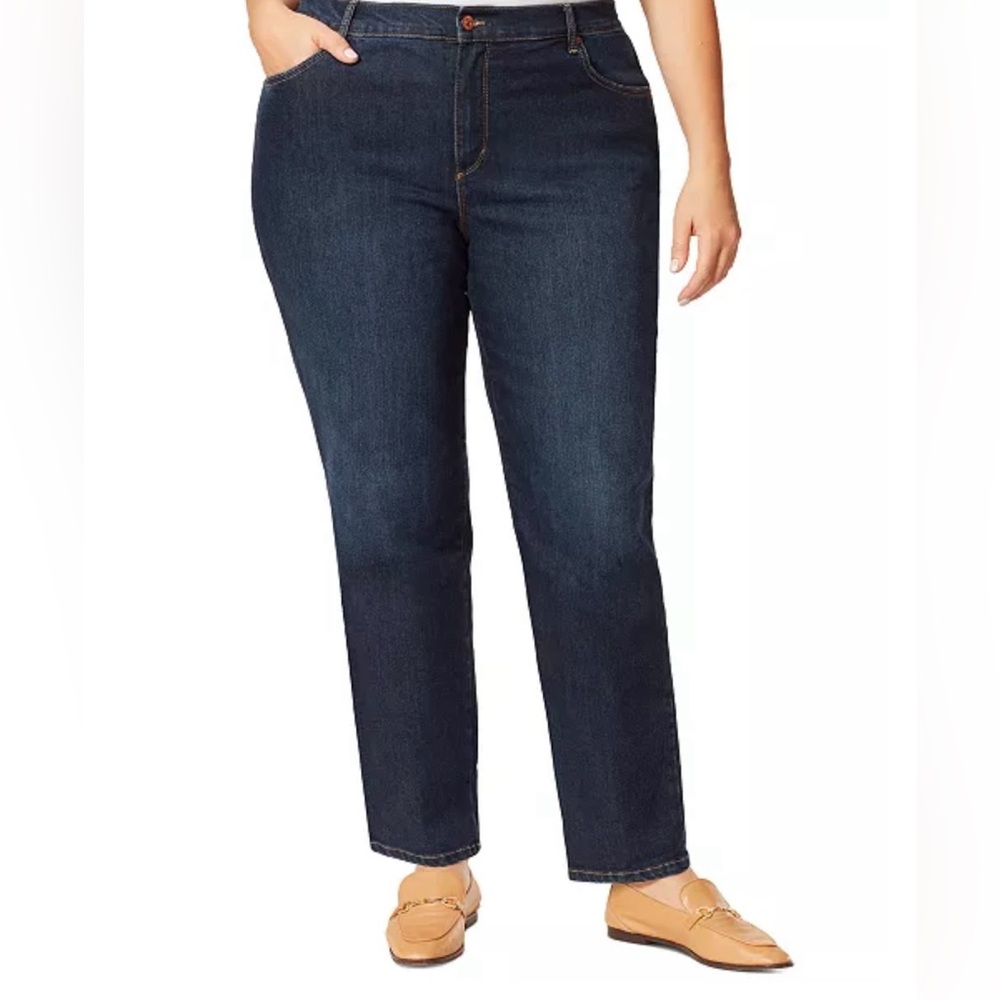 Gloria Vanderbilt Amanda dark blue jeans